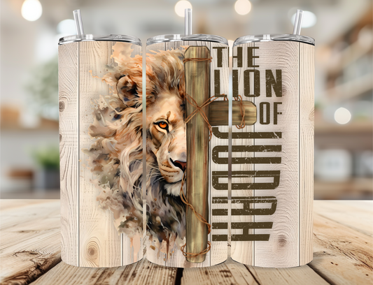 20 oz Tumbler Lion of Judah